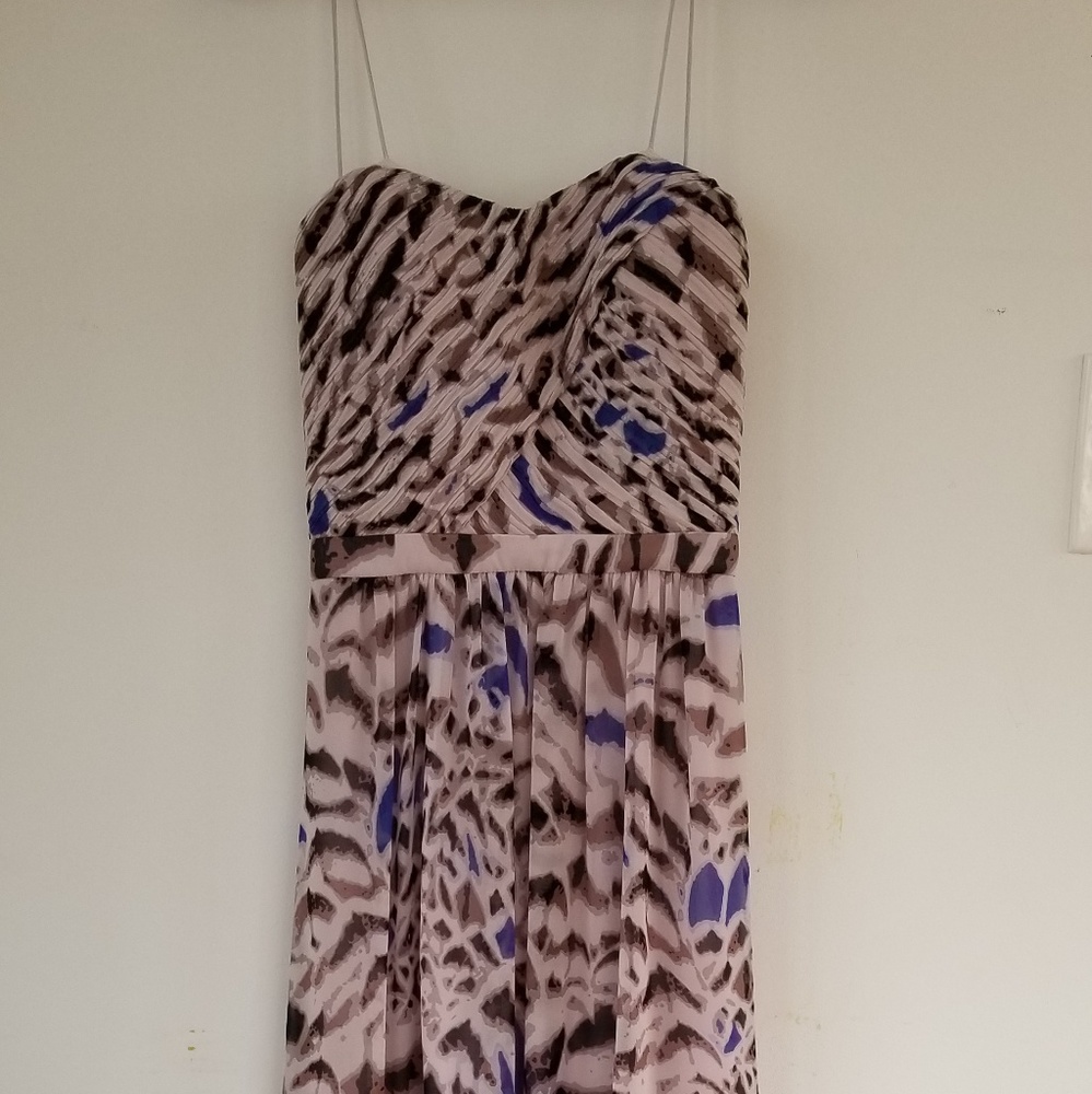 Multi print maxi dress